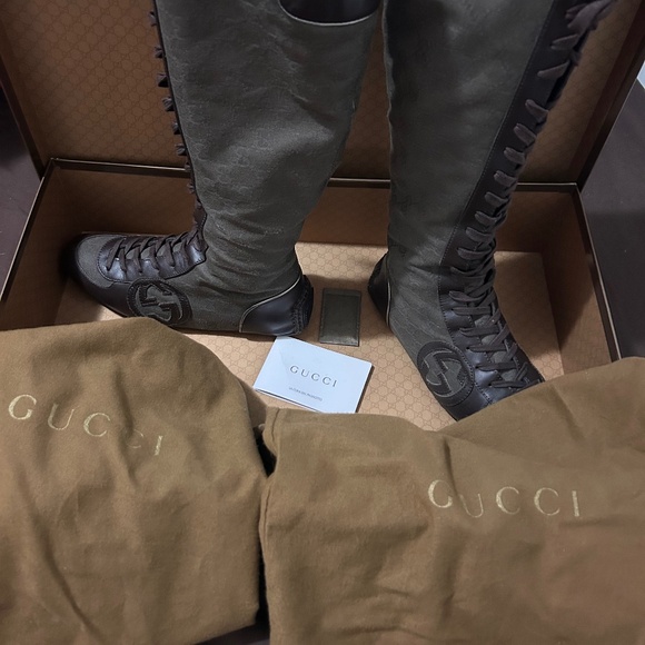 Authentic Gucci boots size 6 - Picture 1 of 6